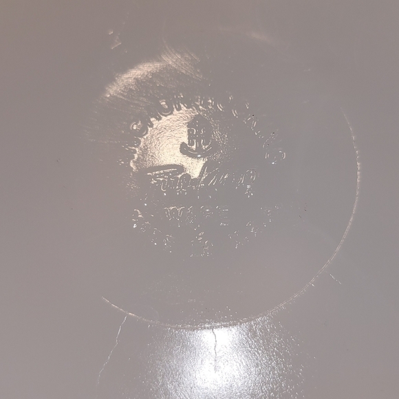 Fire King Anchor Hocking Milk Glass Relish Tray Divided Dish with Gilded Trim - Picture 3 of 5